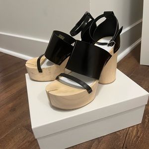 Maison Margiela SS22 Runway Tabi Clog Platform Sandals